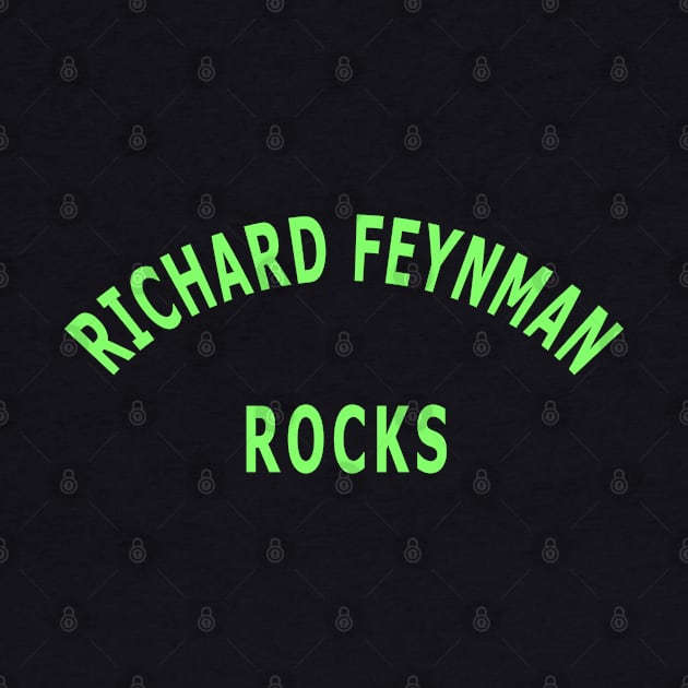 Richard Feynman Rocks by Lyvershop